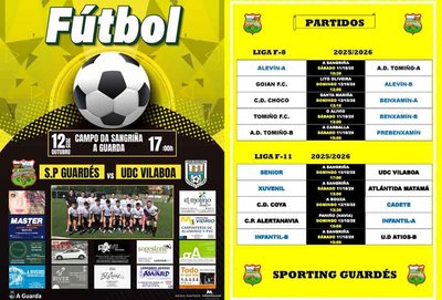 Pasin guardesa por el ftbol: todos los equipos del Sporting Guards en accin este fin de semana