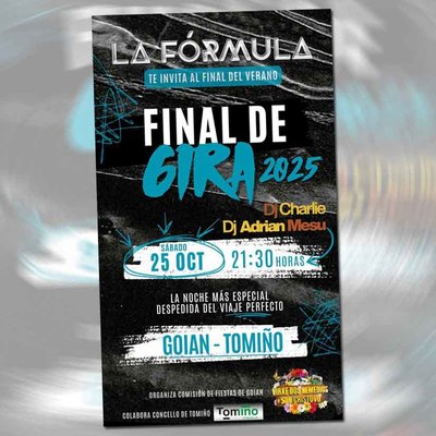 La Frmula pone fin a su gira en Tomio con una gran fiesta y un sorteo muy especial entre el pblico