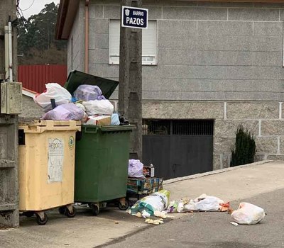 El PP tomis denuncia que la tasa de limpieza y recogida de basura se ha triplicado desde 2017 bajo el gobierno del BNG