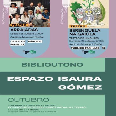 Tomio se convierte en epicentro cultural del Baixo Mio con actividades para grandes y pequeos