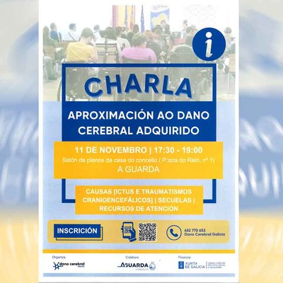 Concienciacin en A Guarda: charla sobre dao cerebral adquirido el 11 de noviembre en la Casa dos Alonso