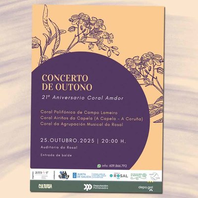 El Auditorio do Rosal acoge este sbado el Concierto de Otoo por el 21 aniversario de la Coral da Agrupacin Musical