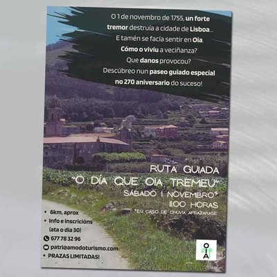 Oia propone un viaje al pasado con la ruta -El da que Oia tembl-, 270 aos despus del gran terremoto de Lisboa
