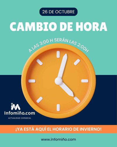 El horario de invierno ya est en marcha: los relojes se atrasaron una hora esta madrugada en toda Espaa