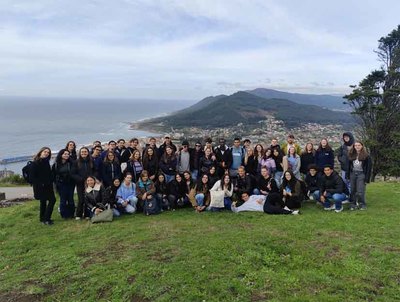 Estudiantes Erasmus visitan Baiona y A Guarda en una jornada cultural organizada por ESN Vigo