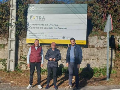 La Diputacin impulsa el saneamiento en la parroquia de Entenza con una inversin histrica de 875.000 euros