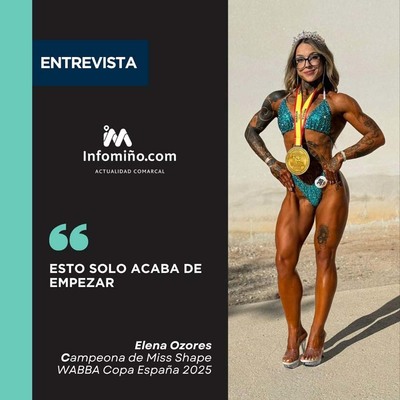 Esto solo acaba de empezar: Entrevista a Elena Ozores, campeona de Miss Shape WABBA Copa Espaa 2025