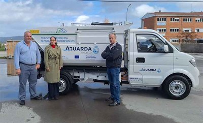 A Guarda da el paso al contenedor marrn: nuevo camin elctrico para recoger biorresiduos y reducir emisiones
