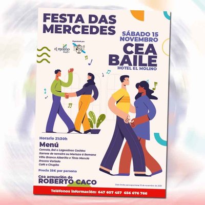 La Comisin de Festas das Mercedes organiza una cena-baile el 15 de noviembre en A Guarda con msica en directo