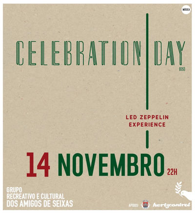 Seixas (Caminha) rendir un tributo a Led Zeppelin el prximo 14 de noviembre