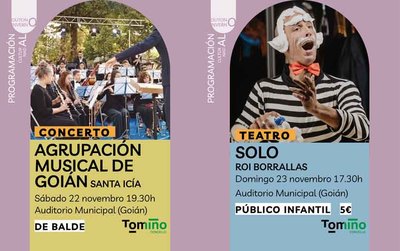 Msica y humor en Tomio: Santa Ica y el espectculo -Solo- protagonizan la agenda cultural del fin de semana