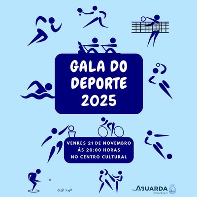 A Guarda celebra este viernes la Gala do Deporte 2025 para reconocer a sus clubs y deportistas locales