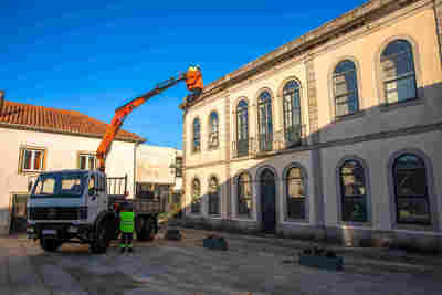 El Concello de Caminha realiza mejoras en espacios pblicos y supervisa las obras del Centro de Salud de Vila Praia de Ancora