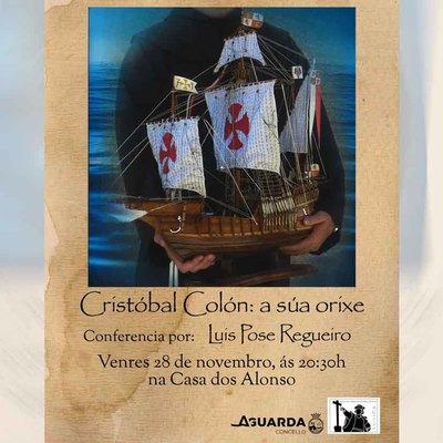 A Guarda acoge una conferencia clave sobre la figura de Cristbal Coln desde una nueva perspectiva histrica