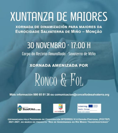 Salvaterra de Mio acoge la -Xuntanza de Maiores- con la msica de Ronko y Fol