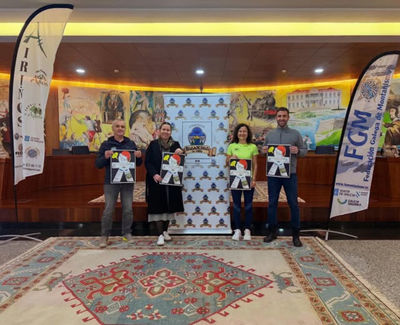 Deportistas gallegos se renen en Salvaterra de Mio para cerrar la Liga de Marcha Nrdica 2025