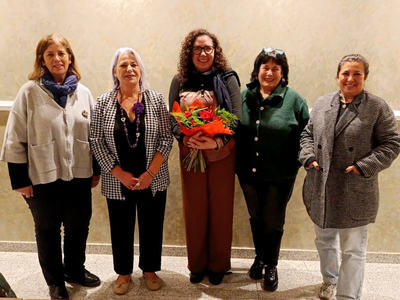 Tomio celebra charla sobre violencia de gnero en el rural con la ex presidenta de Fademur Galicia