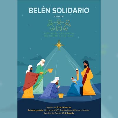 Generoso Cadilla abre su beln solidario a vecinos y colegios de A Guarda