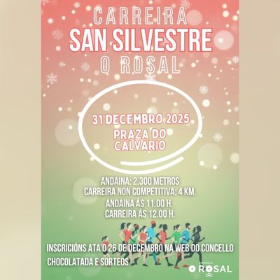 O Rosal abre sus inscripciones para su tradicional San Silvestre