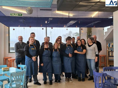 A Guarda pone en valor el proyecto inclusivo de la cafetera A Rede en la Estacin Martima