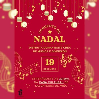 La Casa Cultural de Salvaterra acoger el Concierto de Navidad 