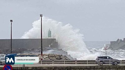 Alerta naranja en Pontevedra (Mio): mar de fondo de hasta 6 metros pone en aviso a A Guarda y la costa sur