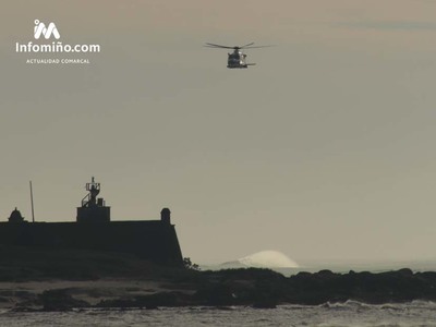 Amplio operativo martimo y areo por tres pescadores desaparecidos en la costa de Caminha
