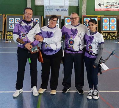 El Club Arco Trasno deja su huella en el Campeonato Gallego de Sala celebrado en Corme