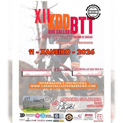 El Carnaval de Castro Barreiro regresa a Salvaterra de Miño con BTT, trail y una andaina solidaria El Carnaval de Castro Barreiro regresa a Salvaterra de Miño con BTT, trail y una andaina solidaria