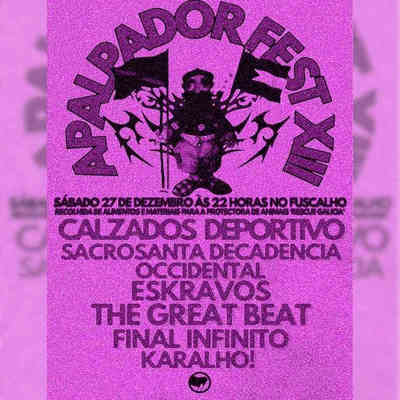 El Fuscalho  de A Guarda acoger la 13 edicin del Apalpador Fest