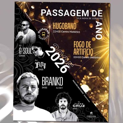 Dos palcos y m�sica hasta el amanecer para recibir 2026 en Vila Nova de Cerveira
