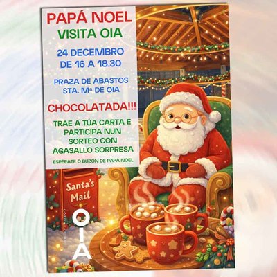 Navidad en Oia: Pap� Noel abre las fiestas y los Reyes recorrer�n todo el municipio el 5 de enero