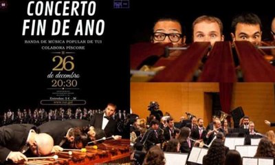 El Teatro Municipal de Tui acoge un Concierto de Fin de A�o lleno de m�sica, ritmo y comedia