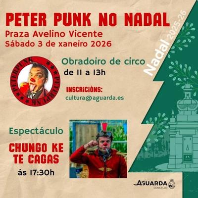 A Guarda estrena el a�o con la visita del payaso Peter Punk