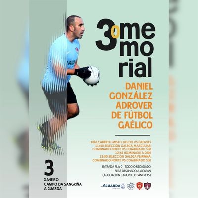 A Guarda rinde homenaje a Daniel Gonz�lez Adrover con un memorial solidario de f�tbol ga�lico