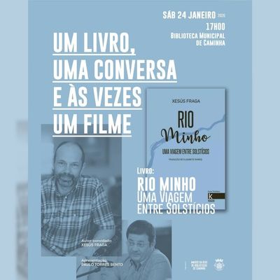 La Biblioteca Municipal de Caminha recibe a Xes�s Fraga con su libro -R�o Mi�o-