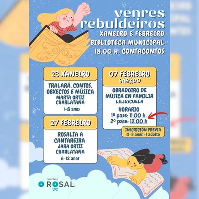 Empiezan los Venres Rebuldeiros de O Rosal cargados de m�sica y cuentos