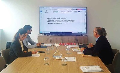 Cerveira y Tomi�o refuerzan su alianza para convertir la Eurocidade en un referente de innovaci�n y empleo