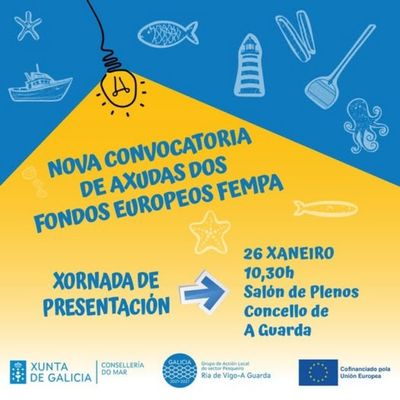 El Sal�n de Plenos de A Guarda acoger� una sesi�n sobre las nuevas ayudas de los Fondos Europeos FEMPA