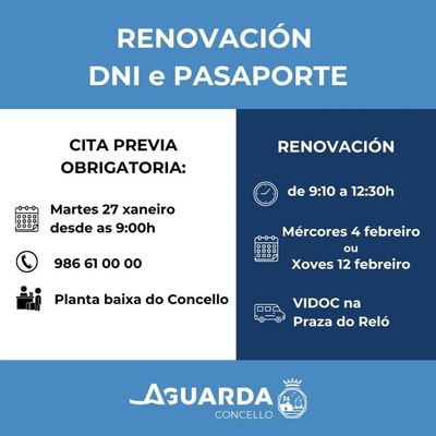 A Guarda recupera el VIDOC para la renovaci�n de documentos en el mes de febrero