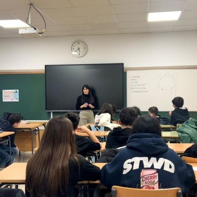 A Guarda impulsa la salud mental juvenil en el IES A Sangri�a con el programa Eu Saudable Mente