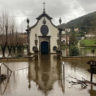 Caminha vivi� incidentes por �rboles ca�dos e inundaciones