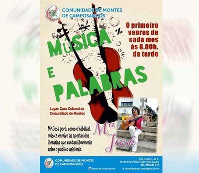 Camposancos inaugura una nueva temporada de su cita cultural mensual con m�sica y poes�a