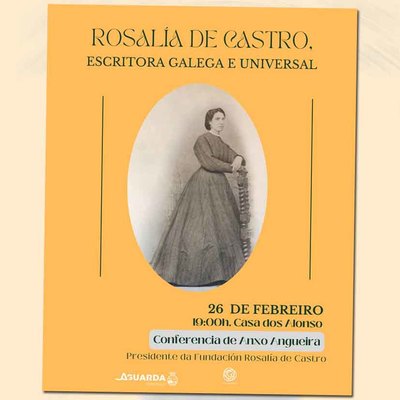 A Guarda celebra a Rosal�a con un acto cultural a cargo del presidente de la Fundaci�n Rosal�a