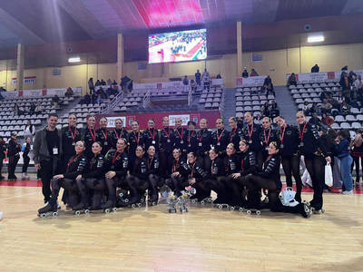 Arbo presume de campeonas: siete patinadoras locales brillan en el Gallego de Grupos Show en Vigo