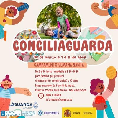 A Guarda lanza un campamento gratuito de Semana Santa para facilitar la conciliaci�n