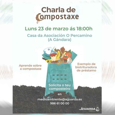 Vecinos de A Guarda podr�n aprender a hacer compostaje en una charla abierta el 23 de marzo