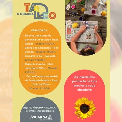 Ganchillo, percusi�n o naturaleza: A Guarda lanza una completa agenda juvenil con -Tardeo-