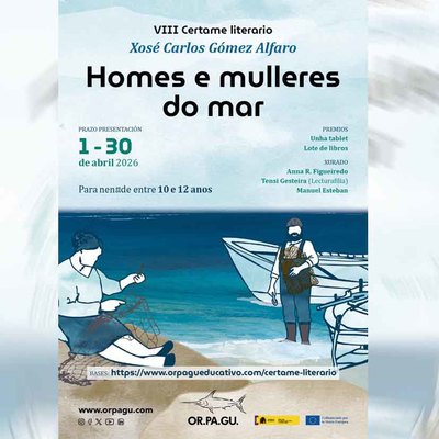 ORPAGU abre el plazo para el certamen literario infantil sobre el mar en Galicia