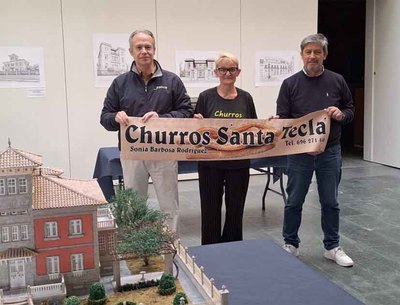 La plaza Avelino Vicente acoger� churros, chocolate y el s�ndwich de Juan Collazo en apoyo a las Festas do Monte